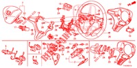 VOLANT DE DIRECTION pour Honda JAZZ 1.4 LS 5 Portes 5 vitesses manuelles 2012