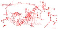BRAS INFERIEUR AVANT pour Honda JAZZ 1.4 ESL 5 Portes full automatique 2013
