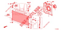 CLIMATISEUR (CONDENSATEUR) pour Honda JAZZ 1.4 ESL 5 Portes full automatique 2013