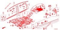 MOULAGE/PROTECTION pour Honda JAZZ 1.4 ESL 5 Portes full automatique 2013
