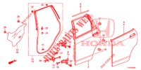 PANNEAU DE PORTE ARRIERE pour Honda JAZZ 1.4 ESL 5 Portes full automatique 2013