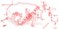 BRAS INFERIEUR AVANT pour Honda JAZZ 1.4 LUXURY 5 Portes 5 vitesses manuelles 2014
