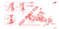 COMPOSANTS DE CYLINDRE DE CLE pour Honda JAZZ 1.4 LUXURY 5 Portes 5 vitesses manuelles 2014