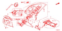 GARNITURE D'INSTRUMENT (COTE DE CONDUCTEUR) (LH) pour Honda JAZZ 1.4 LUXURY 5 Portes 5 vitesses manuelles 2014