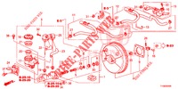MAITRE CYLINDRE DE FREIN/ALIMENTATION PRINCIPALE (LH) pour Honda JAZZ 1.4 LUXURY 5 Portes 5 vitesses manuelles 2014