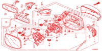 MIROIR (VIRAGE AUTOMATIQUE) pour Honda JAZZ 1.4 LUXURY 5 Portes 5 vitesses manuelles 2014