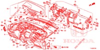 PANNEAU D'INSTRUMENT (LH) pour Honda JAZZ 1.4 LUXURY 5 Portes 5 vitesses manuelles 2014