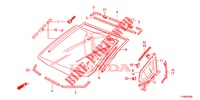 PARE BRISE AVANT pour Honda JAZZ 1.4 LUXURY 5 Portes 5 vitesses manuelles 2014