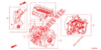 TROUSSE DE JOINT pour Honda JAZZ 1.4 LUXURY 5 Portes 5 vitesses manuelles 2014