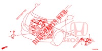 ETAI FAISCEAU DE FILS MOTEUR pour Honda JAZZ 1.4 ESH 5 Portes 5 vitesses manuelles 2014