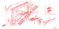 GARNITURE DE PORTE AVANT (LH) pour Honda JAZZ 1.4 ESH 5 Portes 5 vitesses manuelles 2014