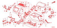 GARNITURE D'INSTRUMENT (COTE DE PASSAGER) (LH) pour Honda JAZZ 1.4 ESH 5 Portes 5 vitesses manuelles 2014