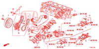 POMPE A EAU pour Honda JAZZ 1.4 ESH 5 Portes 5 vitesses manuelles 2014