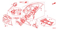 GARNITURE D'INSTRUMENT (COTE DE CONDUCTEUR) (LH) pour Honda JAZZ 1.4 ESL 5 Portes full automatique 2014