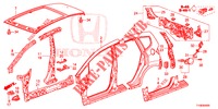 PANNEAUX EXTERIEURS/PANNEAU ARRIERE pour Honda JAZZ 1.4 ESL 5 Portes full automatique 2014
