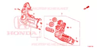 COMMANDE CLIMATISATION   AUTO (LH) pour Honda JAZZ LSH 5 Portes 5 vitesses manuelles 2014