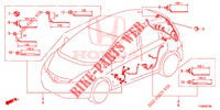 FAISCEAU DES FILS (LH) (5) pour Honda JAZZ 1.4 LSP 5 Portes full automatique 2014