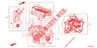 TROUSSE DE JOINT pour Honda JAZZ 1.4 LSP 5 Portes full automatique 2014