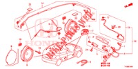 ANTENNE/HAUT PARLEUR pour Honda JAZZ 1.4 SPH 5 Portes 5 vitesses manuelles 2014