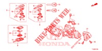 COMPOSANTS DE CYLINDRE DE CLE pour Honda JAZZ 1.4 SPH 5 Portes 5 vitesses manuelles 2014