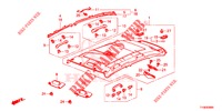 GARNITURE DE PLAFOND pour Honda JAZZ 1.4 SPH 5 Portes 5 vitesses manuelles 2014