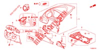 GARNITURE D'INSTRUMENT (COTE DE CONDUCTEUR) (LH) pour Honda JAZZ 1.4 SPH 5 Portes 5 vitesses manuelles 2014