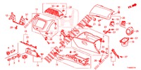 GARNITURE D'INSTRUMENT (COTE DE PASSAGER) (LH) pour Honda JAZZ 1.4 SPH 5 Portes 5 vitesses manuelles 2014