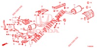 TUYAU D'ECHAPPEMENT/SILENCIEUX pour Honda JAZZ 1.4 SPH 5 Portes 5 vitesses manuelles 2014