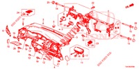 PANNEAU D'INSTRUMENT (LH) pour Honda JAZZ 1.3 ELEGANCE 5 Portes 6 vitesses manuelles 2016