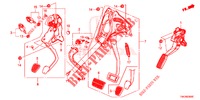 PEDALE (LH) pour Honda JAZZ 1.3 ELEGANCE 5 Portes 6 vitesses manuelles 2016