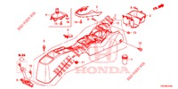CONSOLE (1) pour Honda JAZZ 1.4 ELEGANCE 5 Portes full automatique 2016