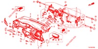 PANNEAU D'INSTRUMENT (LH) pour Honda JAZZ 1.3 EXECUTIVE 5 Portes full automatique 2017