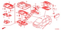 PLAFONNIER pour Honda JAZZ 1.3 EXECUTIVE 5 Portes full automatique 2017