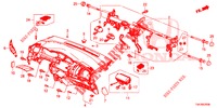 PANNEAU D'INSTRUMENT (LH) pour Honda JAZZ 1.3 EXECUTIVE 5 Portes full automatique 2018