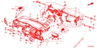 PANNEAU D'INSTRUMENT (LH) pour Honda JAZZ 1.4 EXCLUSIVE 5 Portes 6 vitesses manuelles 2018