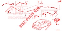 ANTENNE (LH) pour Honda CIVIC DIESEL 1.6 EXECUTIVE 5 Portes 6 vitesses manuelles 2014