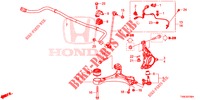 ARTICULATION AVANT pour Honda CIVIC DIESEL 1.6 EXECUTIVE 5 Portes 6 vitesses manuelles 2014