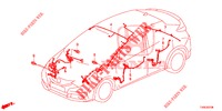 FAISCEAU DES FILS (4) (LH) pour Honda CIVIC DIESEL 1.6 EXECUTIVE 5 Portes 6 vitesses manuelles 2014