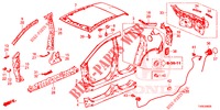 PANNEAUX EXTERIEURS/PANNEAU ARRIERE pour Honda CIVIC DIESEL 1.6 EXECUTIVE 5 Portes 6 vitesses manuelles 2014