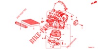 SOUFFLERIE DE CHAUFFAGE (LH) pour Honda CIVIC DIESEL 1.6 EXECUTIVE 5 Portes 6 vitesses manuelles 2014