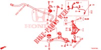 ARTICULATION AVANT pour Honda CIVIC DIESEL 1.6 LIFSTYLE 5 Portes 6 vitesses manuelles 2014