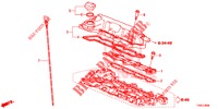 COUVERCLE DE CULASSE (DIESEL) pour Honda CIVIC DIESEL 1.6 LIFSTYLE 5 Portes 6 vitesses manuelles 2014