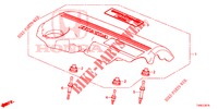 COUVERCLE DE MOTEUR (DIESEL) pour Honda CIVIC DIESEL 1.6 LIFSTYLE 5 Portes 6 vitesses manuelles 2014