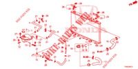 FLEXIBLE DE RADIATEUR/RESERVOIR DE RESERVE (DIESEL) pour Honda CIVIC DIESEL 1.6 LIFSTYLE 5 Portes 6 vitesses manuelles 2014