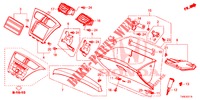 GARNITURE D'INSTRUMENT (COTE DE PASSAGER) (LH) pour Honda CIVIC DIESEL 1.6 LIFSTYLE 5 Portes 6 vitesses manuelles 2014