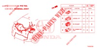 CONNECTEUR ELECTRIQUE (ARRIERE) pour Honda CIVIC DIESEL 1.6 S 5 Portes 6 vitesses manuelles 2014