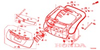 HAYON ARRIERE pour Honda CIVIC DIESEL 1.6 S 5 Portes 6 vitesses manuelles 2014