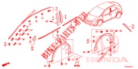 MOULAGE/PROTECTION pour Honda CIVIC DIESEL 1.6 S 5 Portes 6 vitesses manuelles 2014