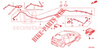 ANTENNE (LH) pour Honda CIVIC 1.8 COMFORT 5 Portes 6 vitesses manuelles 2014