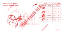 CONNECTEUR ELECTRIQUE (ARRIERE) pour Honda CIVIC 1.8 COMFORT 5 Portes 6 vitesses manuelles 2014